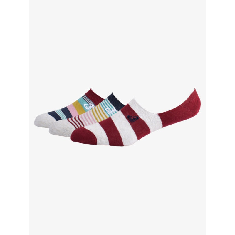 Roxy No Show H Socks-Ivory Heather