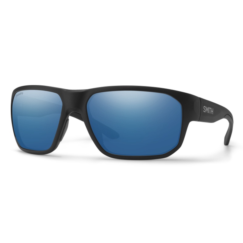 Smith Arvo Sunglasses-Mt Blk/CP PC Blu Mir Plr