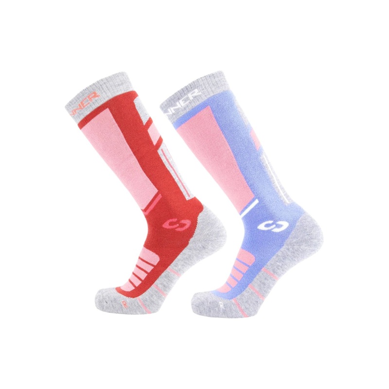 Sinner Pro Ski Socks Ladies Pro Light Blue Pink
