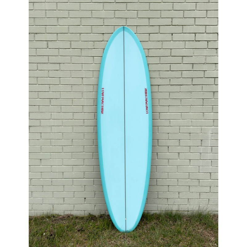 6'4" Lovemachine Surfboards Cheet - Turquoise