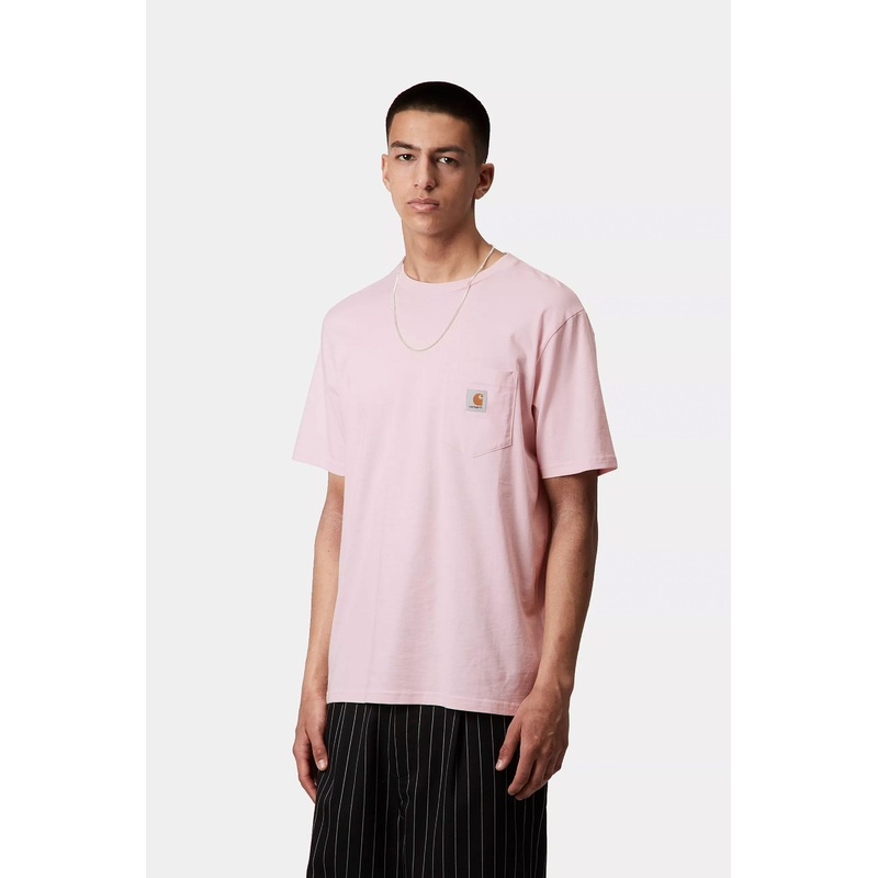CARHARTT WIP - POCKET T-SHIRT - AIR PINK