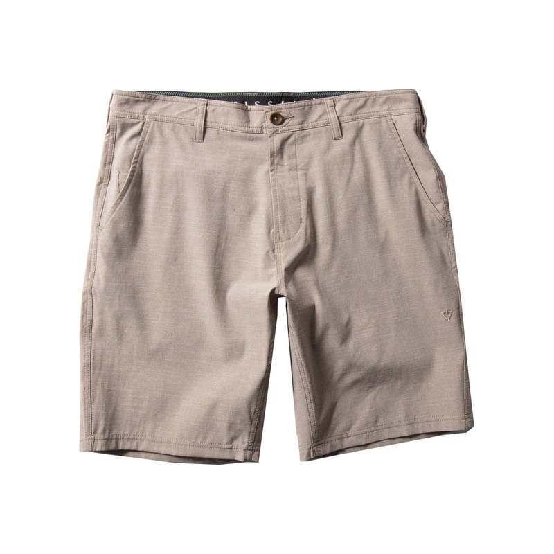 Vissla Fin Rope Hybrid 19.5" Shorts-Dark Khaki