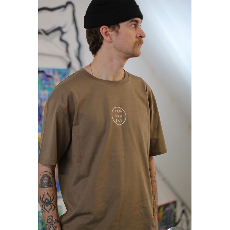 BamBooBay Circular T-Shirt Faded Brown