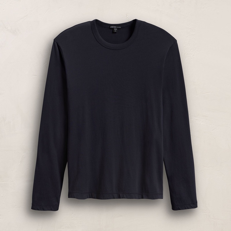 Brushed Lotus Long Sleeve Crew - Deep