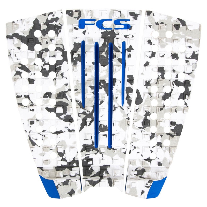 FCS Julian Wilson Deck Pad - Grey Camo/Cobalt