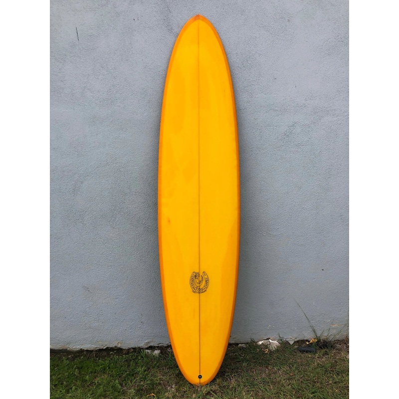 Kookapinto Shapes | Thin Twin 710" Amber Surfboard