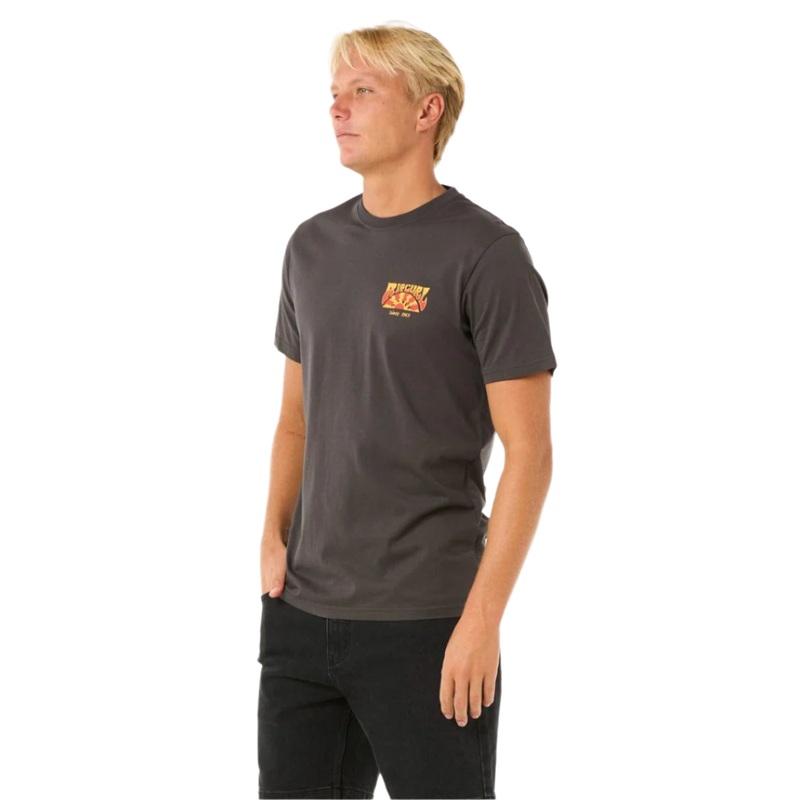 Rip Curl Keep On Trucking T-Shirt Washed Black