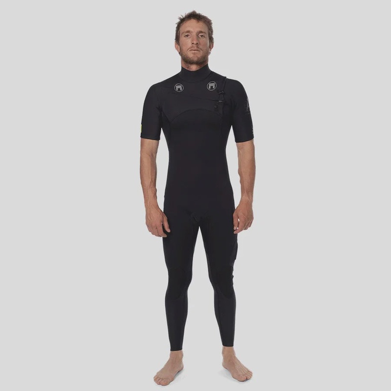 Apollo 2mm Short Sleeve Steamer - Black