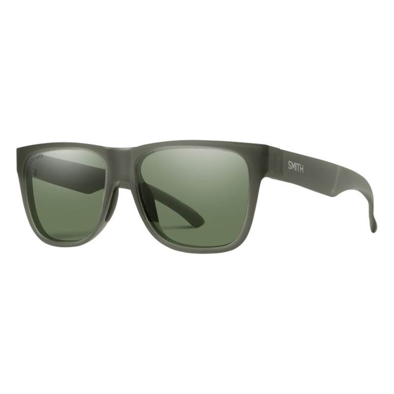 Smith Lowdown 2 Sunglasses-Matte Moss Crystal/ChromaPop Polar Gray Geen