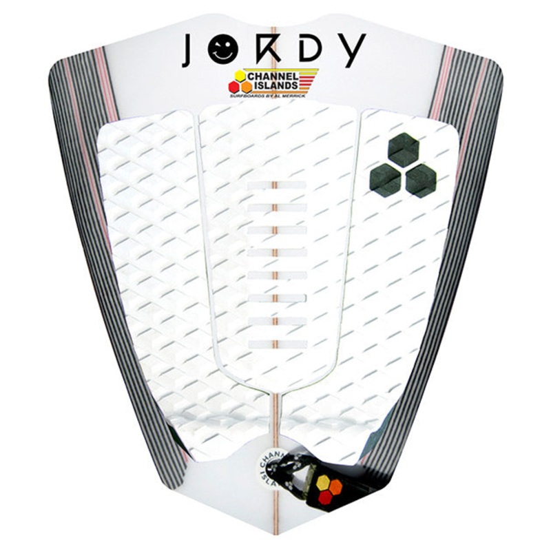 Channel Islands Jordy Smith 3 Piece Tail Pad - White