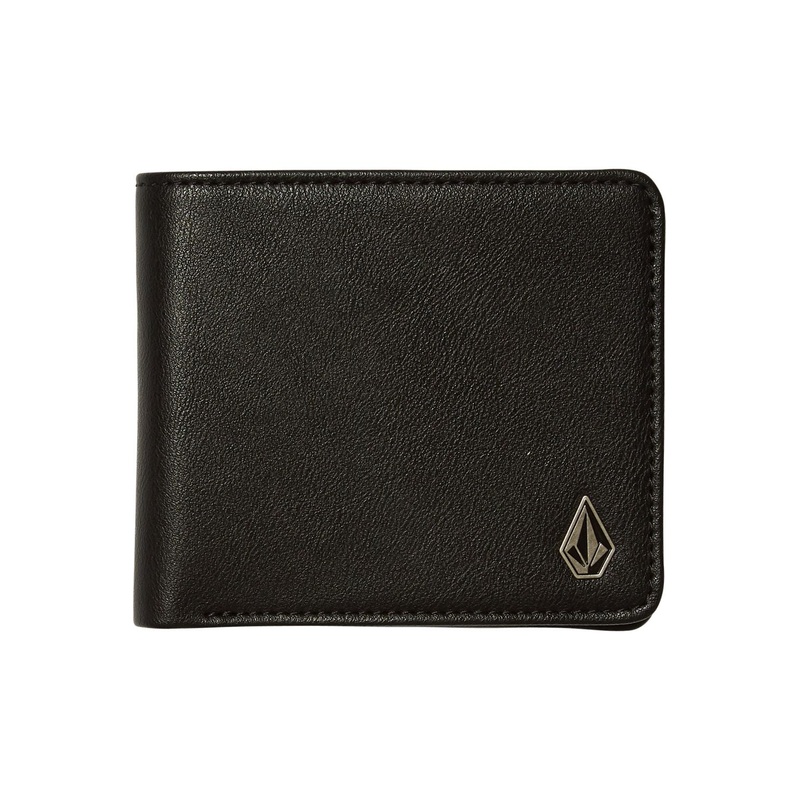 Volcom Slim Stone Pu Wallet Black