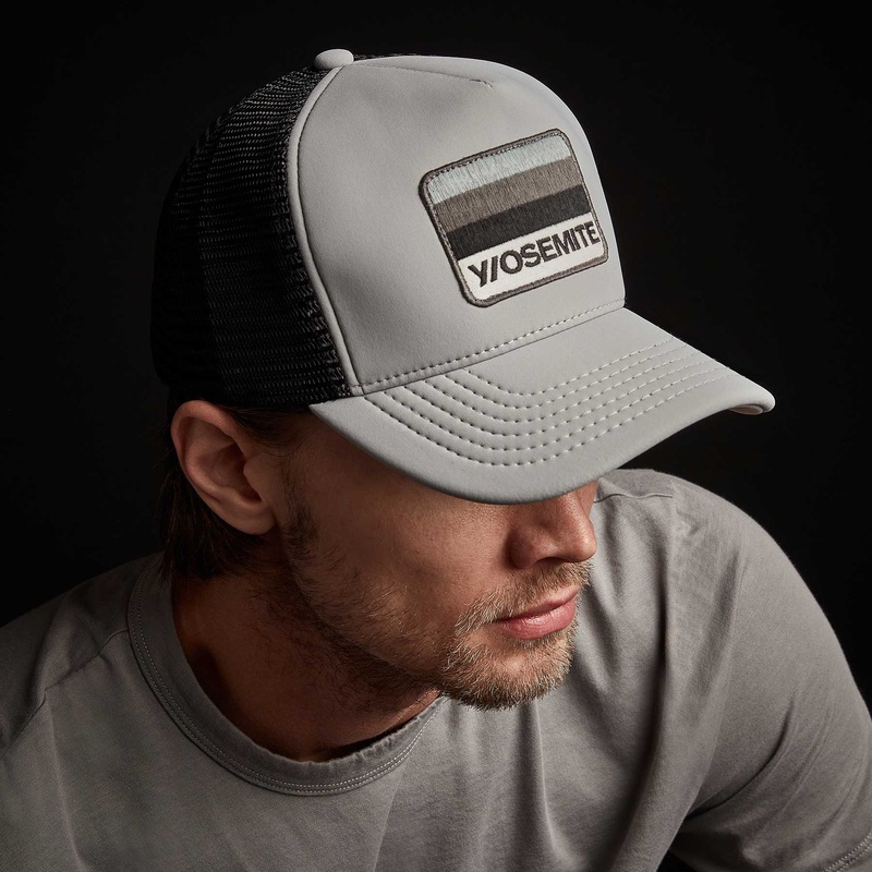 Y/OSEMITE Patch Scuba Trucker - Pale Grey