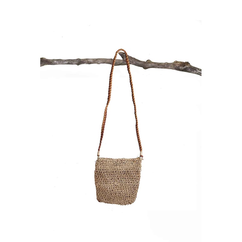 Sanbasic Woven Plaited Hand Bag