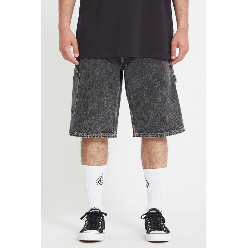 VOLCOM - LABORED DENIM UTILITY SHORT