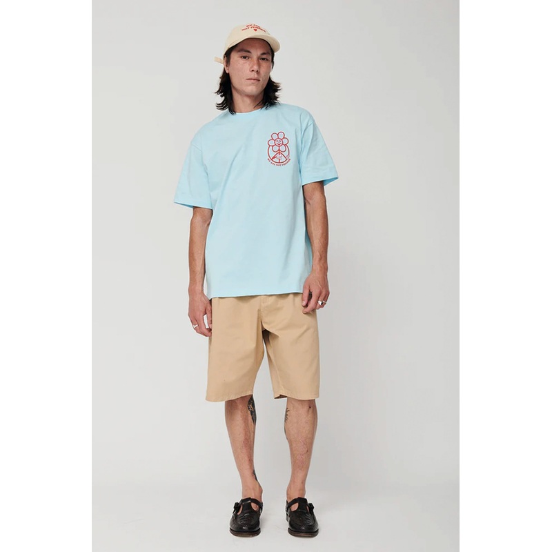 WE ARE NOT FRIENDS - PLEAT CHINO SHORTS