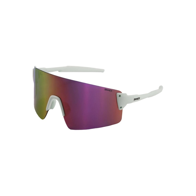 Sinner Snap Sunglasses Matte White-Pink Oil