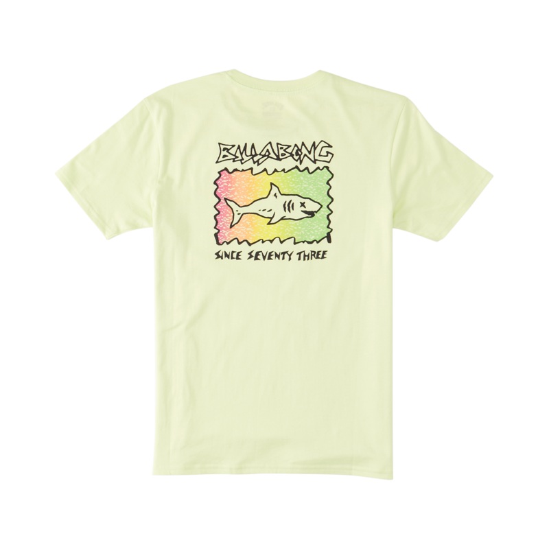 Billabong Boy's Sharky Tee-Light Green