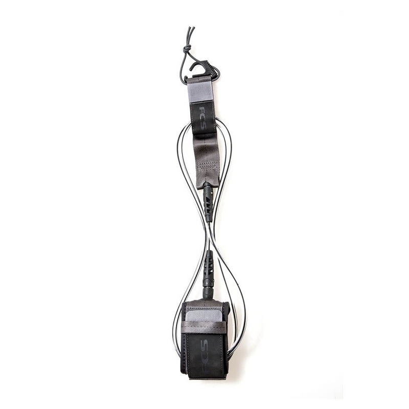 FCS 7ft Regular Leash - Coal
