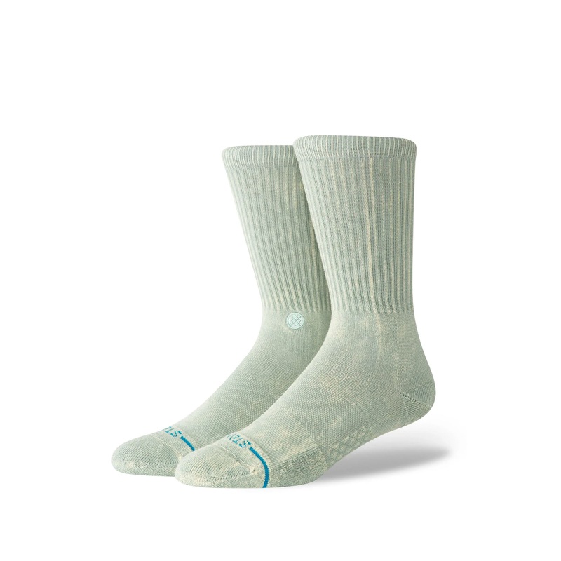 STANCE - ICON DYED CREW - SEA GREEN