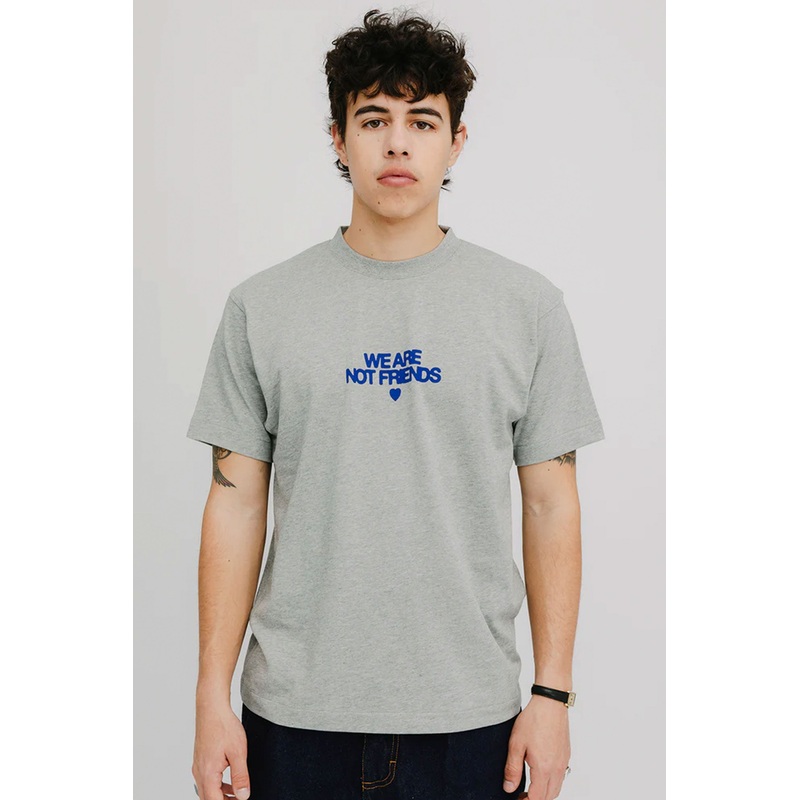 WE ARE NOT FRIENDS - BOLD GREY LOVE TEE