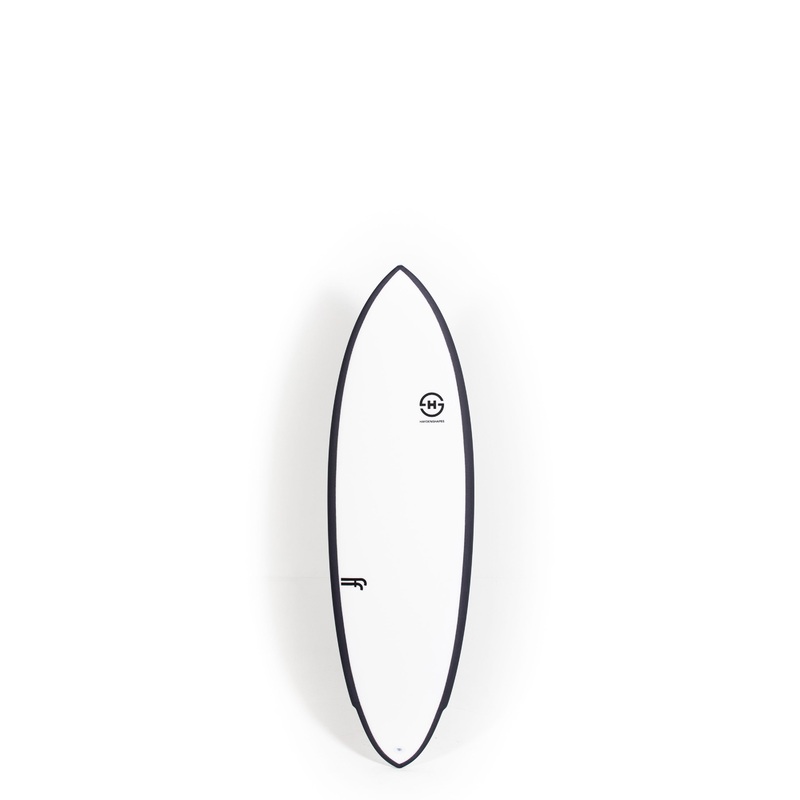 Haydenshapes Surfboard - HYPTO KRYPTO TWIN PIN FF - FUTURES - 5'10" X 20 3/16" X 2 9/16" - 33.14L