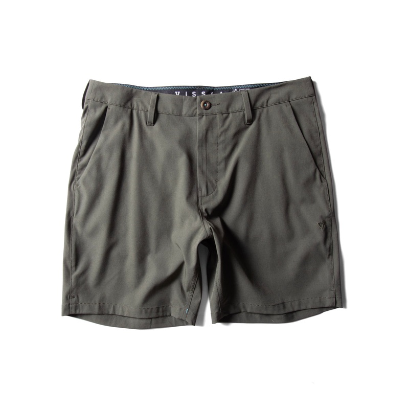 Vissla Cutlap Eco 17.5" Hybrid Shorts-Vintage Green