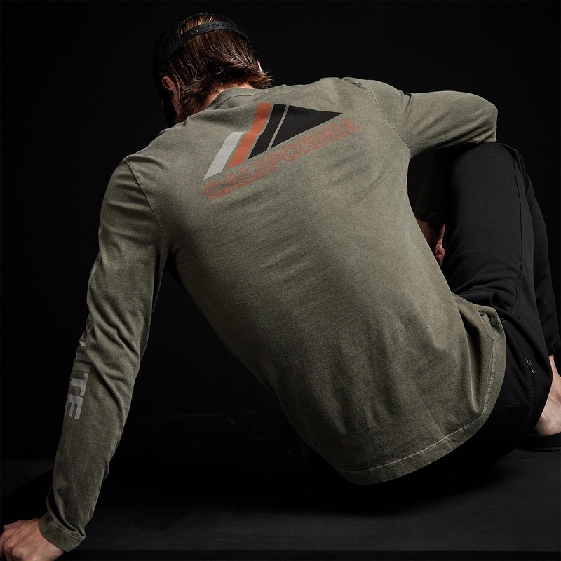 Y/OSEMITE Mountain Long Sleeve Crew Neck - Platoon Pigment