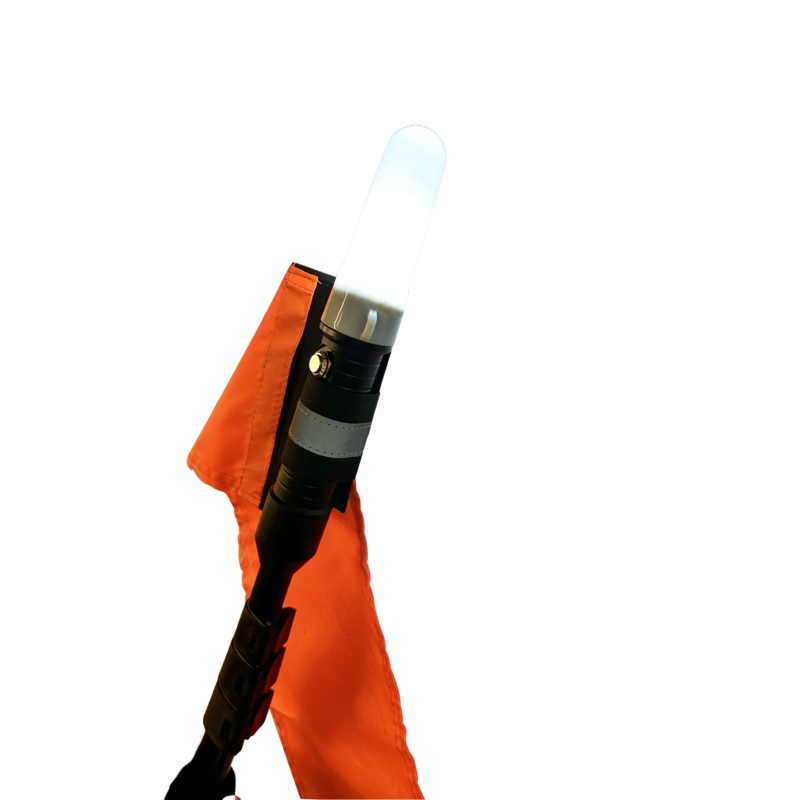 YakGadget BeaconFlex - Telescopic Visibility Safety Light/Flag System