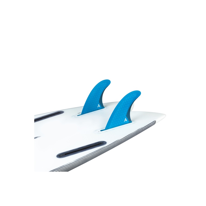 4.05" Quad Rear Fin - Set 2 - Futures Base - Blue