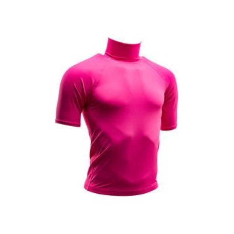 Tiki Adult Rash Vest SS No Logo - Pink