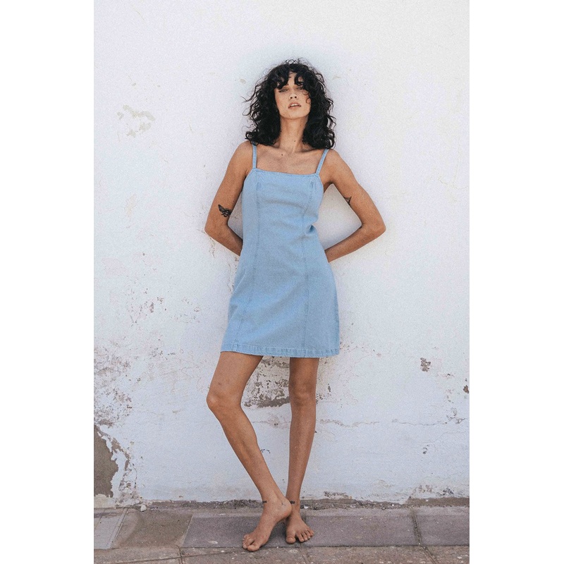 BILLABONG - STAY IN THE SUN DENIM DRESS