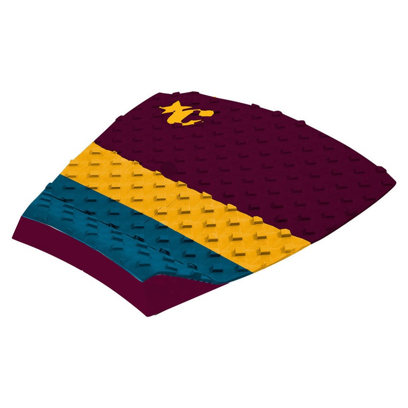 Creatures of Leisure Split 2 Piece Deck Pad - Maroon/Gold