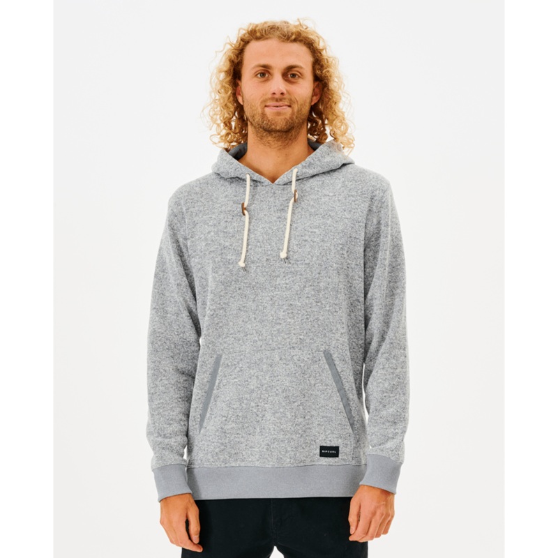Rip Curl Crescent Hooded Sweatshirt-Grey Marle