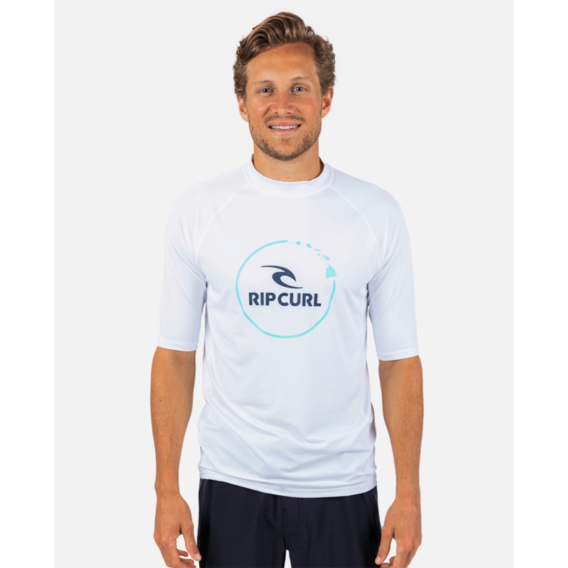 Rip Curl Island Vibe UPF Rashguard-White