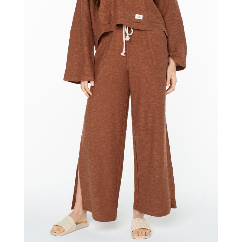 Roxy Beach Breeze Pants-Carob Brown