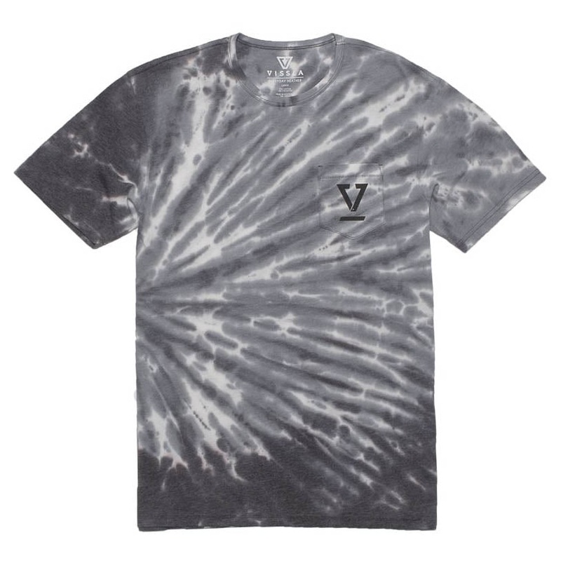 Vissla Sun Burst Tie Dye Tee - Black