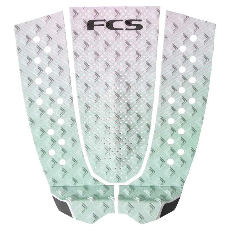 FCS T-3 Sky Brown Deck Pad - Seafoam