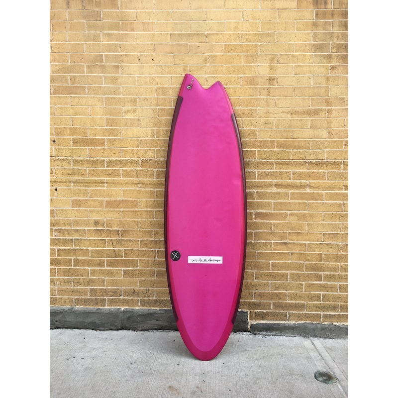 Used 5'6" Ryan Lovelace Sooper Snake - Magenta