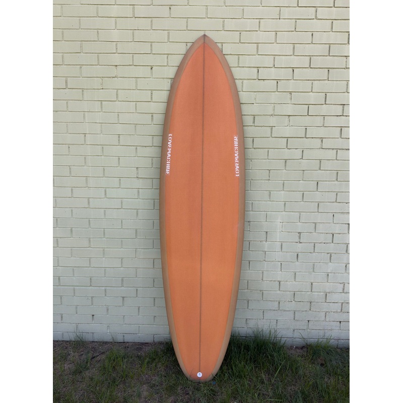 6'9" Lovemachine Surfboards FM - Orange & Blue