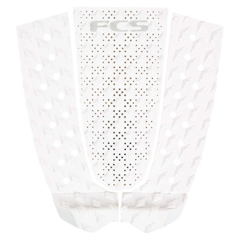 FCS T3 3 Piece Deck Pad - White