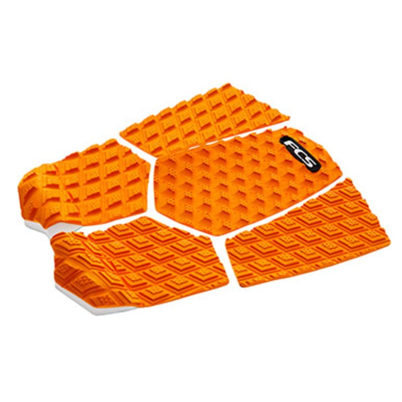 FCS T4 5 Piece Deck Pad - Orange