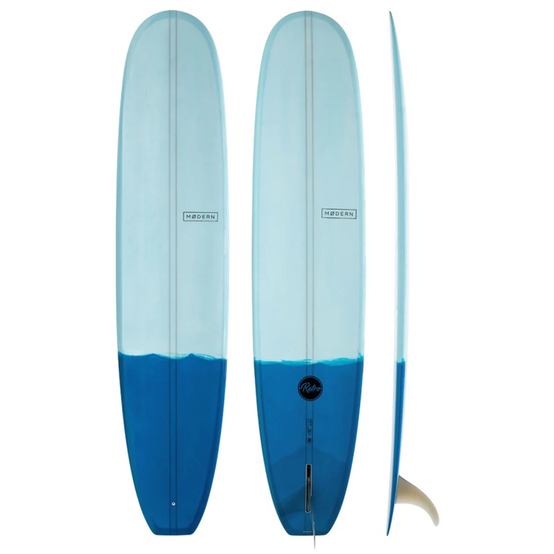 MODERN RETRO P.U 9'1" TWO TONE BLUE 78.5L
