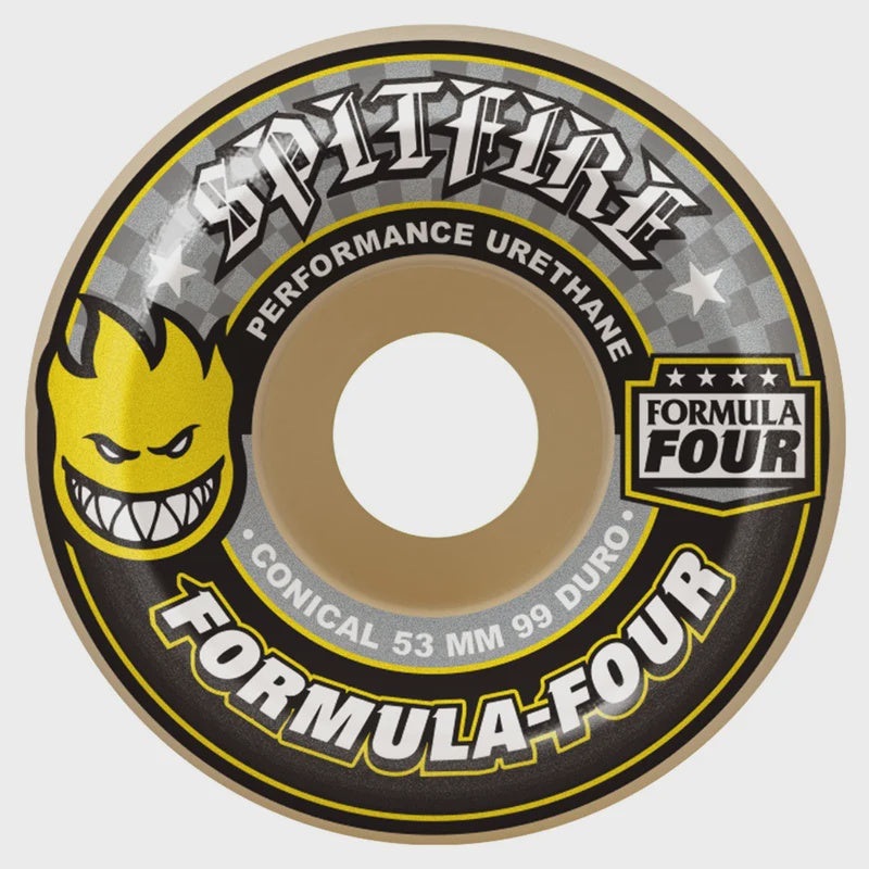 SPITFIRE F4 99DU CONICAL SKATEBOARD WHEELS - 56mm