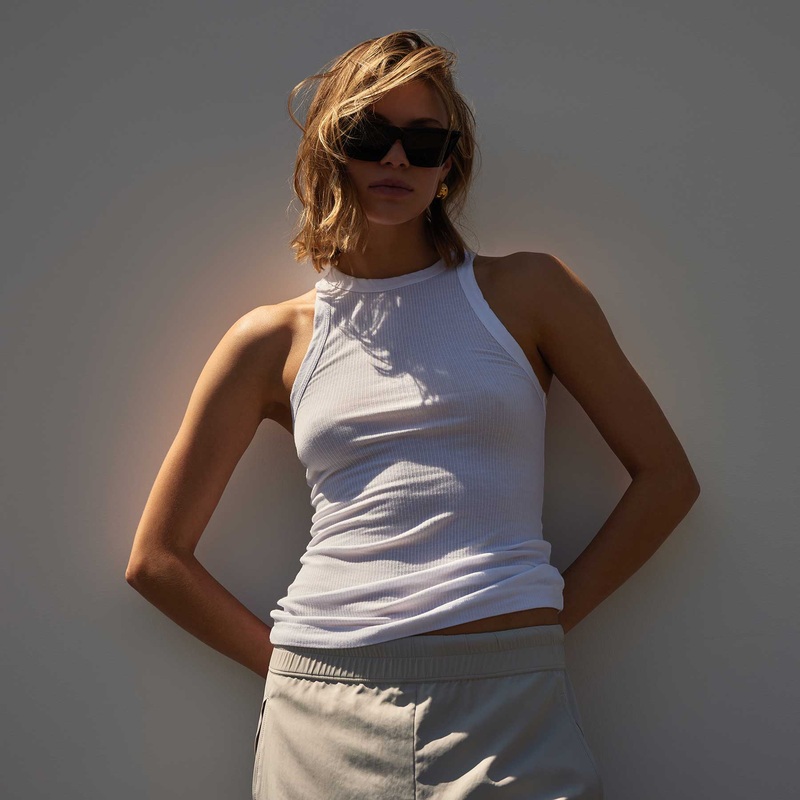Sunset Tank - White