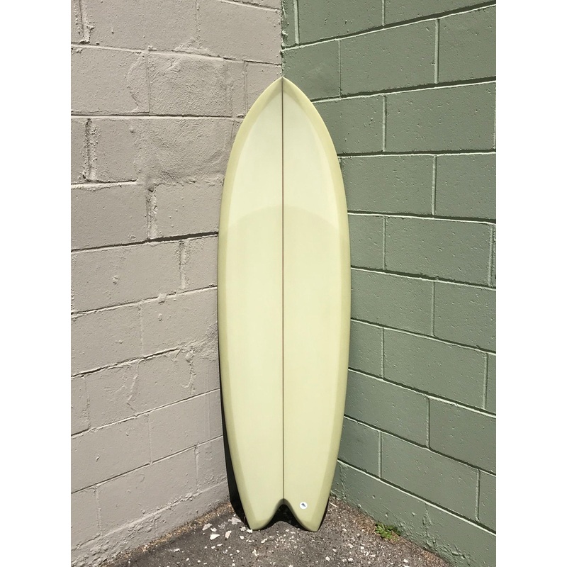5'7" Trimcraft Surfboards Will's Fish - Celery