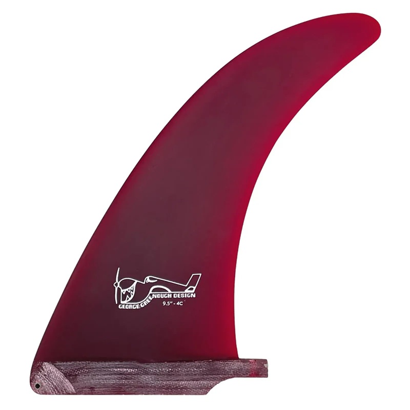 True Ames Greenough 4-C Fin - 9.5" - Red