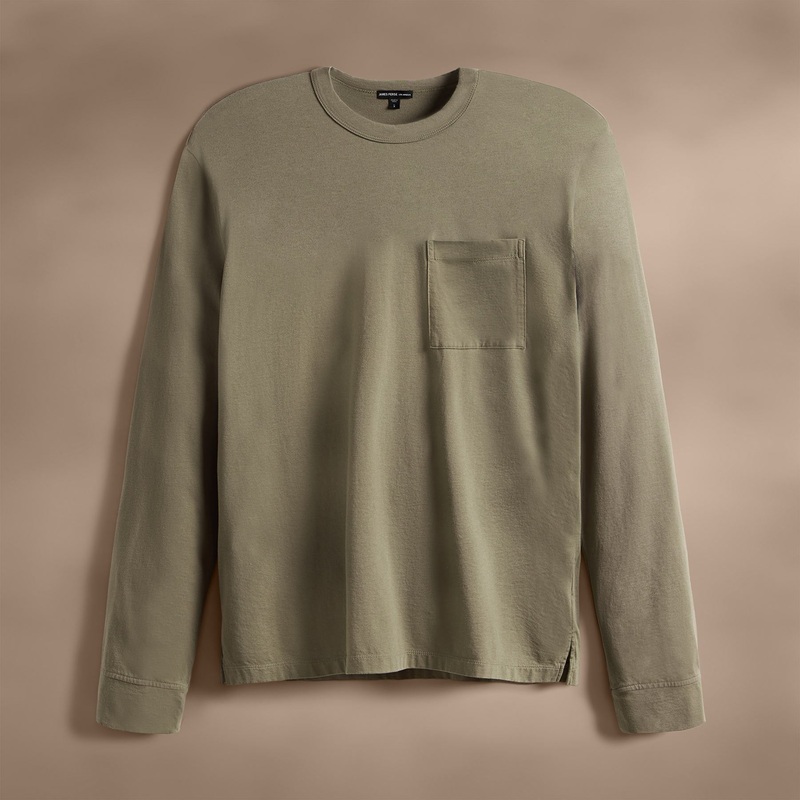 Long Sleeve Pocket Crew - Peet