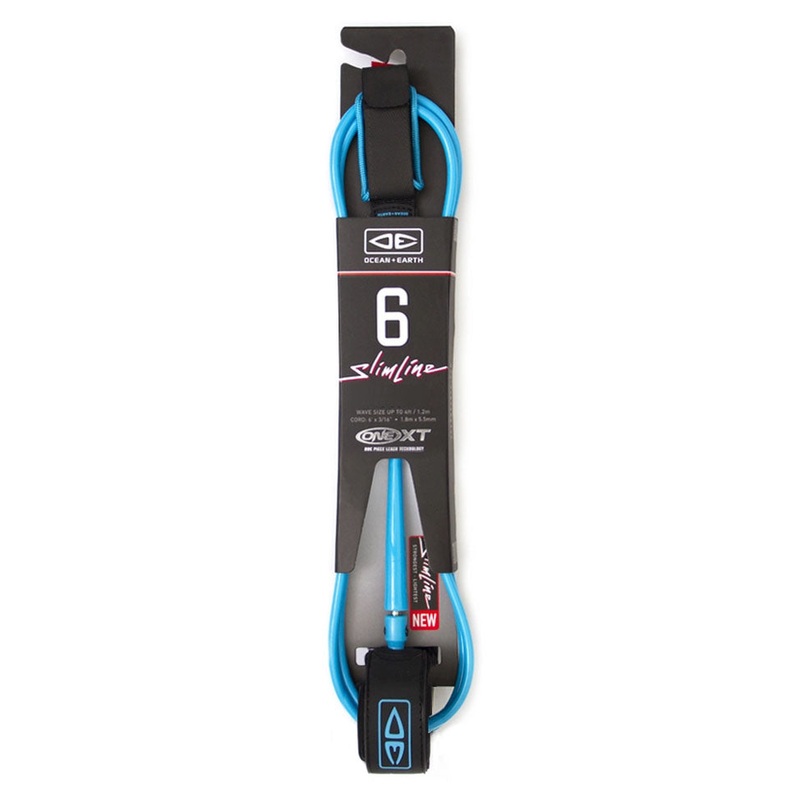 Ocean & Earth Slimline Lightweight Comp One-XT 6ft Leash - Blue