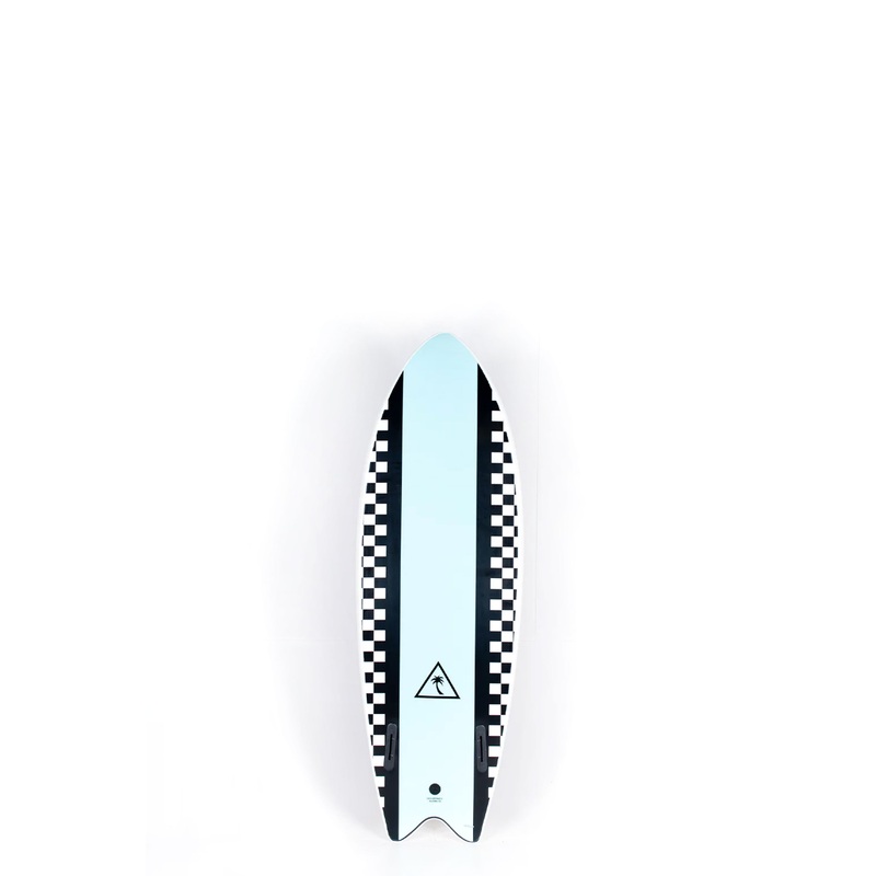Catch Surf - RETRO FISH TWIN FIN White Light Blue - 56 x 21.65 x 2.95 x 45L