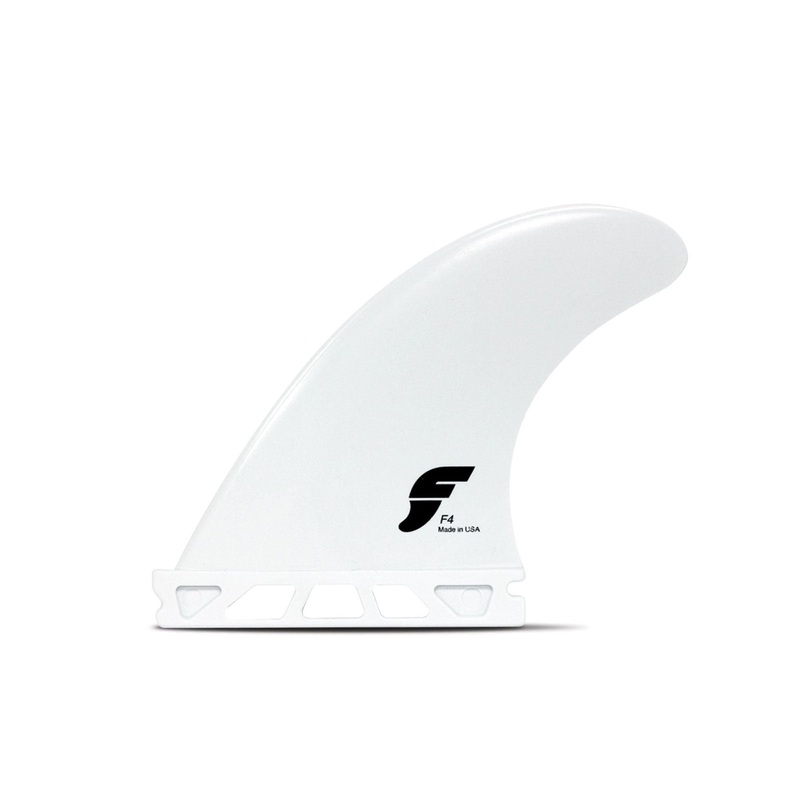 Futures F6 Thermotech Tri Surfboard Fins - Medium/White